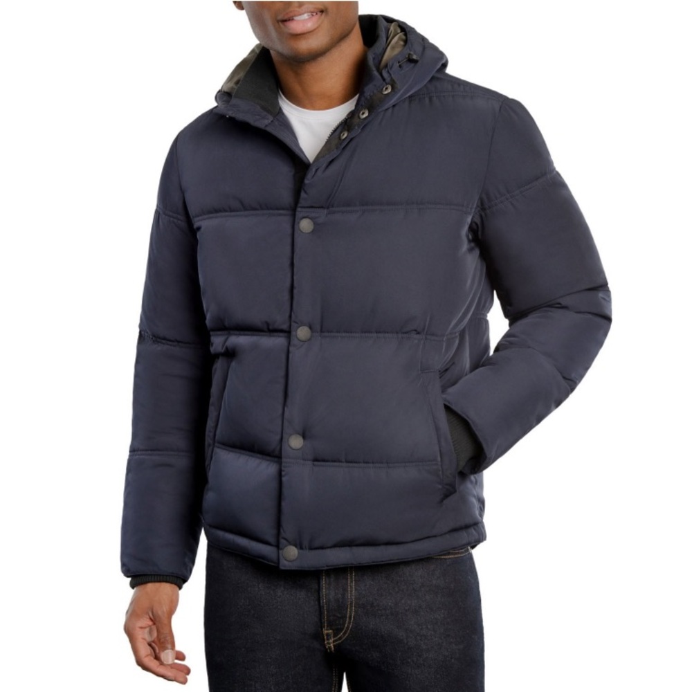 Lucky Brand men’s puffer coat navy L - Picture 1 of 4